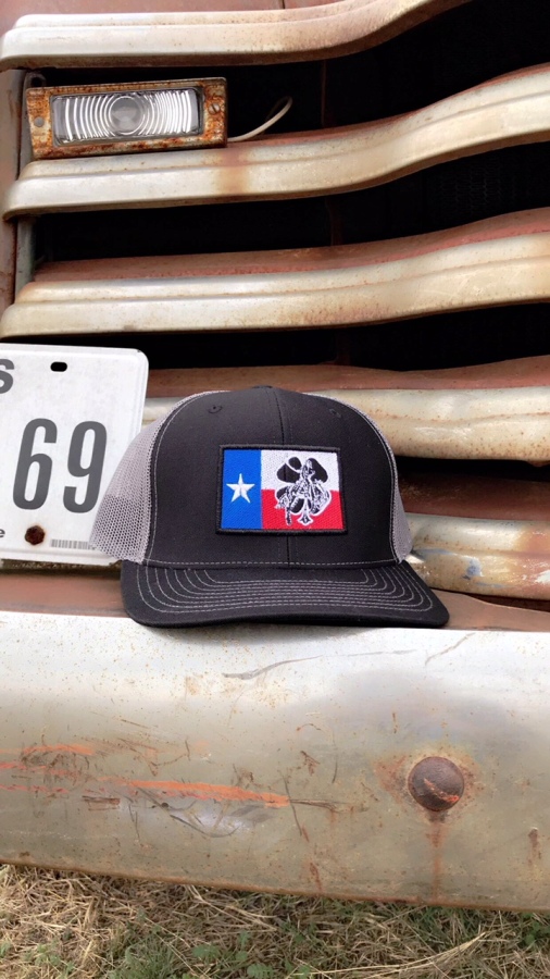 Black Texas Flag Cap
